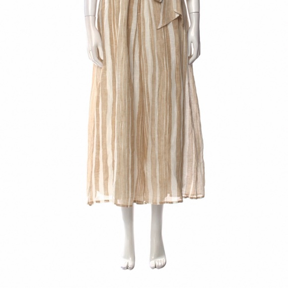 CULT GAIA Sybil Striped Jumpsuit Natural Multi Stripe Size L - Picture 8 of 12